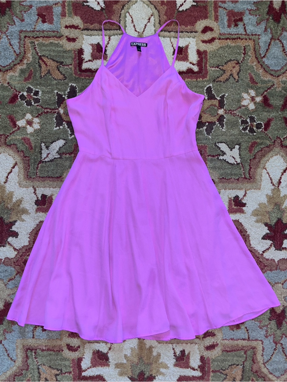 Express Lilac Pink A Line Dress Size 4